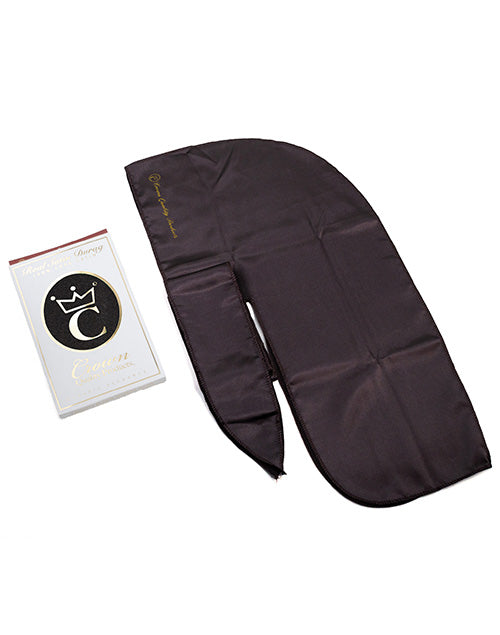 Dark Gray Satin Durag