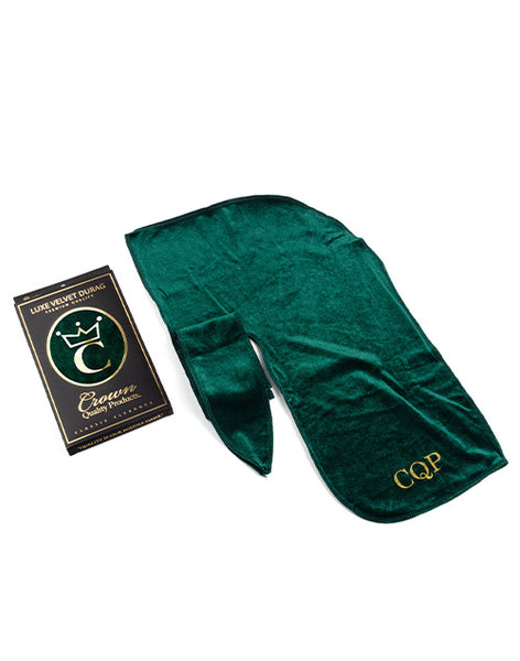 Forest Green Velvet Durag