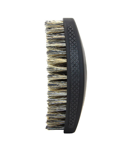 Black Medium 360 Wave Brush | Crown Quality Products