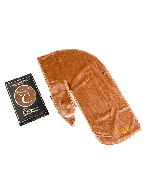 Tan Velvet Durag