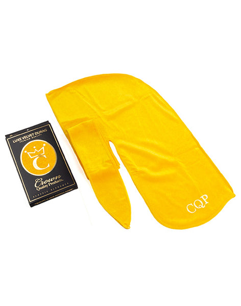 Yellow Velvet Durag